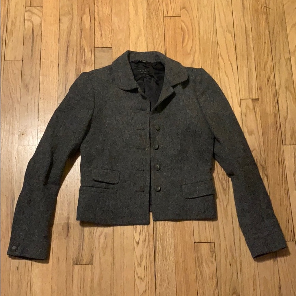 Cropped Wool Jacket